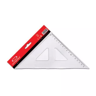 Rigla triunghi de 16 cm cu linie Rigla triunghi de 16 cm cu linie