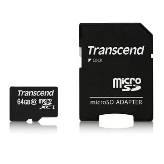 Card MicroSDXC TRANSCEND 64GB Clasa 10, UHS-I (45MB/s) Card MicroSDXC TRANSCEND 64GB Clasa 10, UHS-I (45MB/s)
