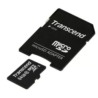 Card MicroSDXC TRANSCEND 64GB Clasa 10, UHS-I (45MB/s) Card MicroSDXC TRANSCEND 64GB Clasa 10, UHS-I (45MB/s)