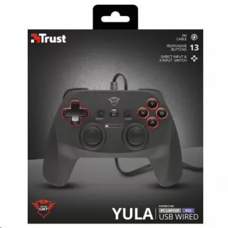 TRUST Gamepad GXT 540 pentru PC și PS3, USB TRUST Gamepad GXT 540 pentru PC și PS3, USB