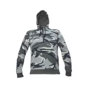 Hanorac cu glugă CRAMBE camuflaj gri XL