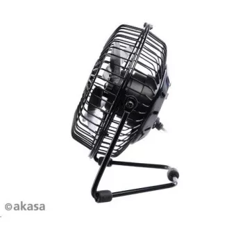 Ventilator de masa AKASA 4", 150 x 160 x 85mm, alimentare de la portul USB, pale din aluminiu