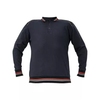 Hanorac polo KNOXFIELD antrac / rosu XS