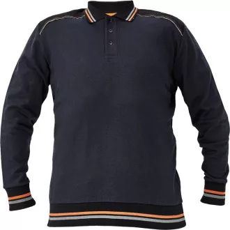 Hanorac polo KNOXFIELD antracit / galben XL