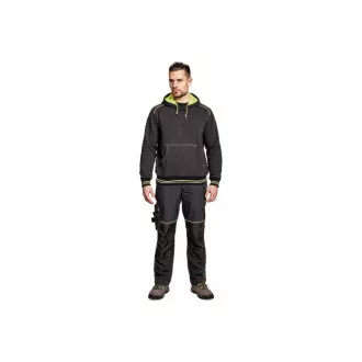 Hanorac KNOXFIELD cangur antr / galben XS