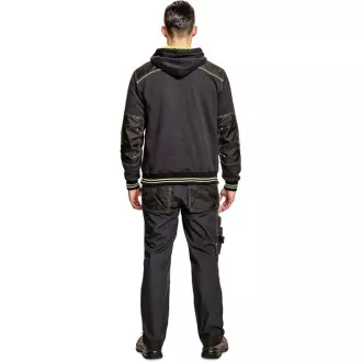 Hanorac KNOXFIELD cangur antr / galben XS