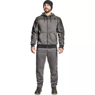 Hanorac cu glugă CREMORNE gri 3XL