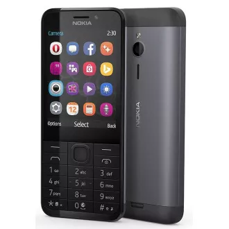 Nokia 230 Dual SIM, argintiu închis