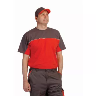 Tricou DESMAN gri / portocaliu M