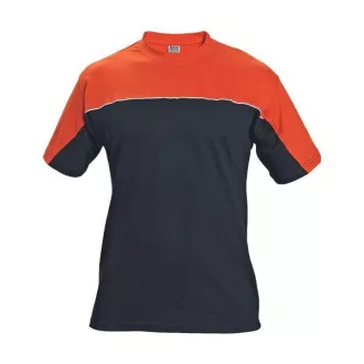 Tricou bărbătesc EMERTON negru/portocaliu 2XL