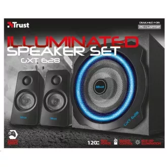 TRUST 2.1 GXT 628 2.1 Set difuzoare iluminate Difuzoare ediție limitată - negru, negru