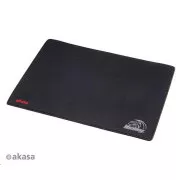 Mouse pad AKASA Venom Black, grosime 3mm, cauciuc natural, rezistent la murdărie și praf, negru