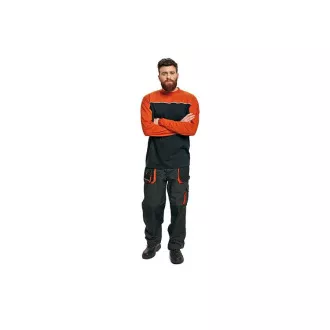 Tricou EMERTON cu mânecă lungă XXXL negru