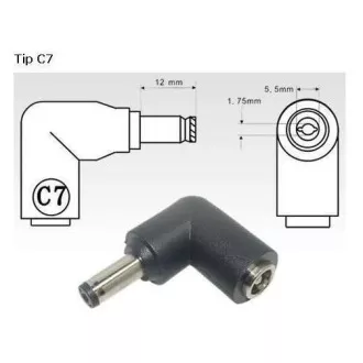 Mufă de încărcare AVACOM pentru laptopuri C7 (5,5 mm x 1,7 mm) pentru Acer