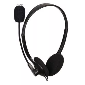 Căști GEMBIRD cu microfon MHS-123, negru
