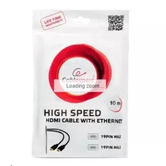 GEMBIRD HDMI la cablu HDMI 20m (v1.4, M/M, contacte placate cu aur, ecranat, ecran de calitate superioară)