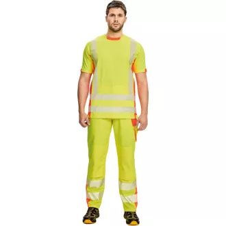 Tricou LATTON HV galben/portocaliu S