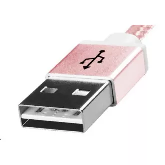 Cablu ADATA Micro USB - USB A 2.0, 100cm, roz