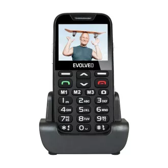 EVOLVEO EasyPhone XD, telefon mobil pentru seniori cu suport de încărcare (negru) EVOLVEO EasyPhone XD, telefon mobil pentru seniori cu suport de încărcare (negru)