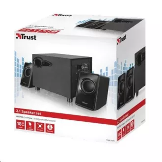 Set difuzoare TRUST 2.1 Avora Subwoofer - negru