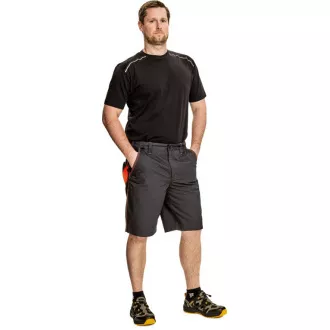 Pantaloni scurți KNOXFIELD 275 antracit / galben 56