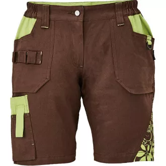 Pantaloni scurți YOWIE femei maro / verde 38