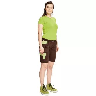 Pantaloni scurți YOWIE femei maro / verde 38