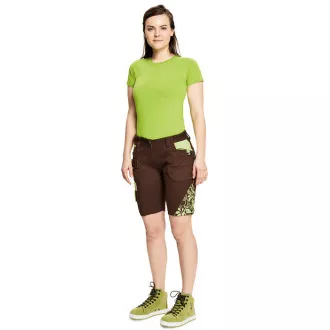 Pantaloni scurți YOWIE femei maro / verde 46