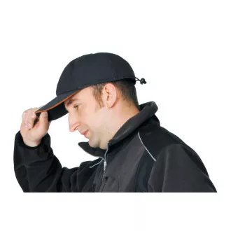 Pălărie de iarnă EMERTON neagră / portocalie S