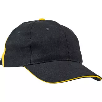 Şapcă de baseball KNOXFIELD neagră/galbenă
