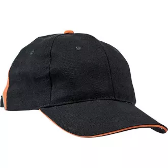 Şapcă de baseball KNOXFIELD neagră/roşie