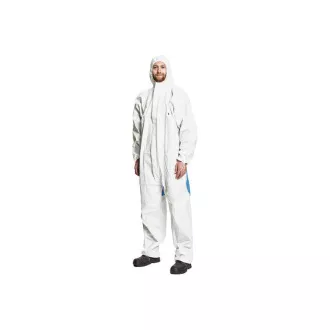 CHEMSAFE COOL salopetă alb/albastru L