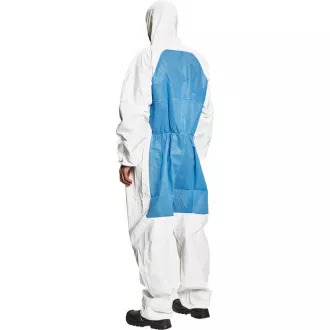 CHEMSAFE COOL salopetă alb/albastru L