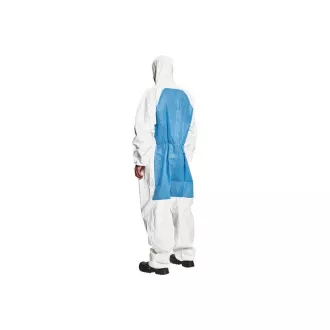 CHEMSAFE COOL salopetă alb / albastru XXL