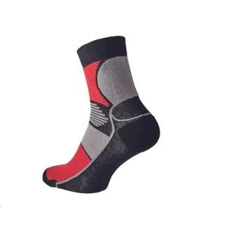 Șosete KNOXFIELD BASIC negre/roșii 39/40 Șosete KNOXFIELD BASIC negre/roșii 39/40