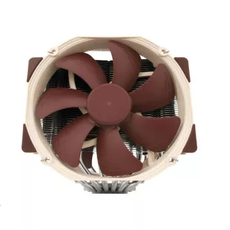 Cooler CPU NOCTUA NH-D15, 2x 140mm, LGA1851, AM5, maro/argintiu