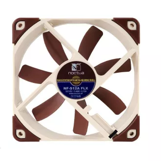 Ventilator NOCTUA NF-S12A-FLX, 120 mm, maro