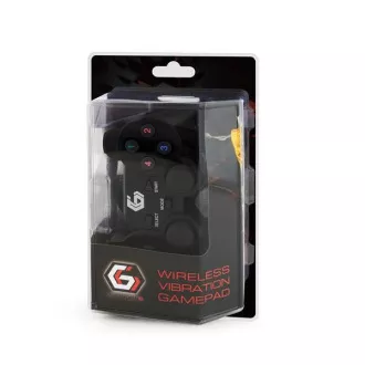 Gamepad GEMBIRD JPD-WDV-01, vibrator, fără fir, PC / PS2 / PS3, USB