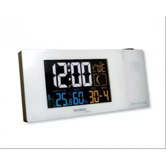 TechnoLine WT 537 - ceas cu alarmă digitală cu proiecție și măsurare a temperaturii și umidității interioare