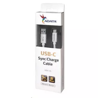 Cablu ADATA USB-C TO 3.1 A, 100cm, aluminiu