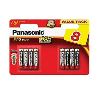 Baterii alcaline PANASONIC Pro Power LR03PPG / 8BW AAA 1.5V (Blister 8buc) Baterii alcaline PANASONIC Pro Power LR03PPG / 8BW AAA 1.5V (Blister 8buc)