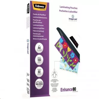 Folie laminată Fellowes A4 80 mic ImageLast, pachet 100 buc Folie laminată Fellowes A4 80 mic ImageLast, pachet 100 buc