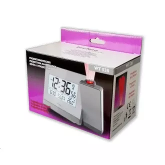 TechnoLine WT 538 - ceas deşteptător digital cu proiecţie şi măsurare a temperaturii interioare