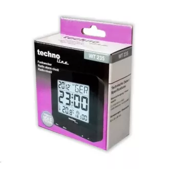 Ceas cu alarmă digital TechnoLine WT 235BK, negru Ceas cu alarmă digital TechnoLine WT 235BK, negru