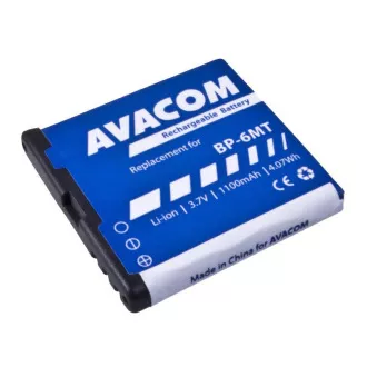 Baterie AVACOM telefon mobil Nokia E51, N81, N81 8GB, N82, Li-Ion 3, 6V 1100mAh (înlocuire BP-6MT) Baterie AVACOM telefon mobil Nokia E51, N81, N81 8GB, N82, Li-Ion 3, 6V 1100mAh (înlocuire BP-6MT)