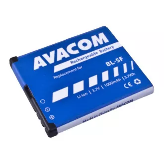 Baterie AVACOM telefon mobil Nokia N95, E65, Li-Ion 3, 6V 1000mAh (înlocuire BL-5F)