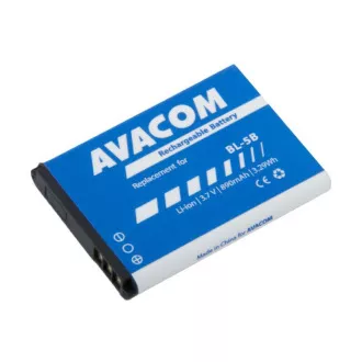 Baterie AVACOM telefon mobil Nokia 3220, 6070, Li-Ion 3, 7V 890mAh (înlocuire BL-5B) Baterie AVACOM telefon mobil Nokia 3220, 6070, Li-Ion 3, 7V 890mAh (înlocuire BL-5B)