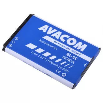 Baterie AVACOM telefon mobil Nokia 6230, N70, Li-Ion 3, 7V 1100mAh (înlocuire BL-5C) Baterie AVACOM telefon mobil Nokia 6230, N70, Li-Ion 3, 7V 1100mAh (înlocuire BL-5C)