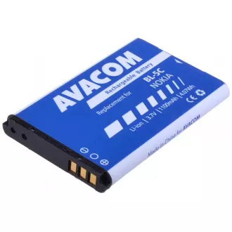 Baterie AVACOM telefon mobil Nokia 6230, N70, Li-Ion 3, 7V 1100mAh (înlocuire BL-5C) Baterie AVACOM telefon mobil Nokia 6230, N70, Li-Ion 3, 7V 1100mAh (înlocuire BL-5C)