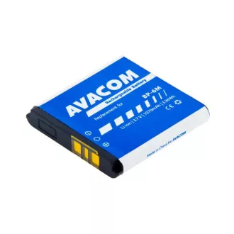 Baterie AVACOM telefon mobil Nokia 6233, 9300, N73 Li-Ion 3, 7V 1070mAh (înlocuire BP-6M) Baterie AVACOM telefon mobil Nokia 6233, 9300, N73 Li-Ion 3, 7V 1070mAh (înlocuire BP-6M)